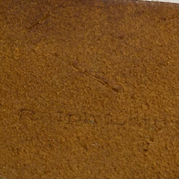 Vintage Ralph Lauren Leather Belt 28 Removable Brass Buckle  Distressed Brown - Picture 9 of 14